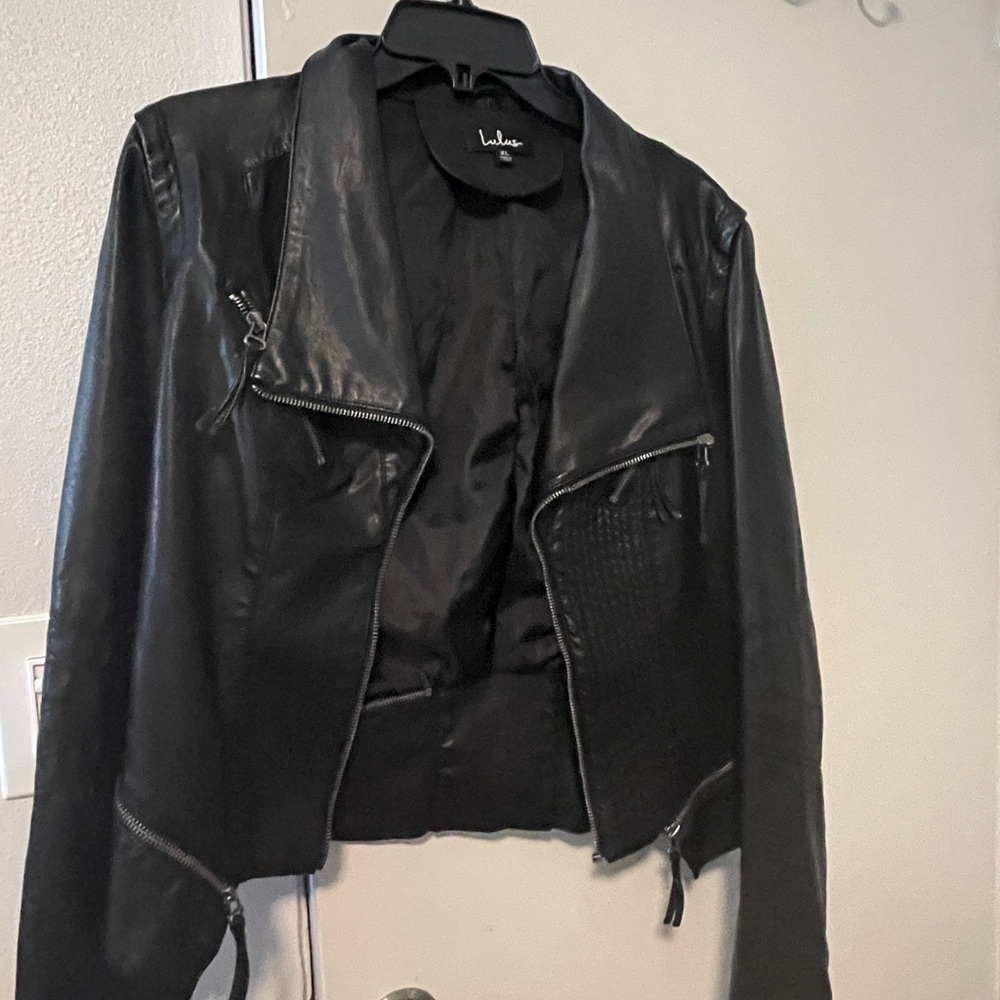 Woman’s Faux leather jacket